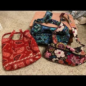 3 Vera Bradley bags